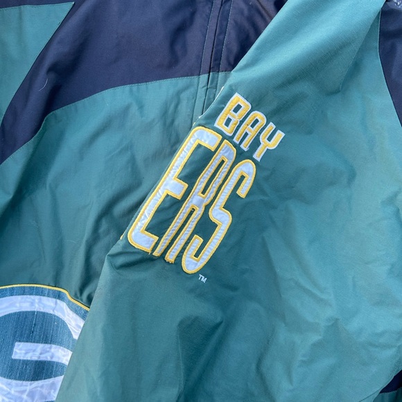 Logo Athletic “starter” windbreaker Shark tooth GreenBay Packers Size XL - Picture 3 of 6